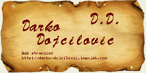 Darko Dojčilović vizit kartica